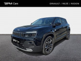 Jeep Avenger occasion année 2023 boite Automatique Annonce Jeep Avenger occasion Electrique Electrique 156ch 115kW 1st Edition à ORVAULT
