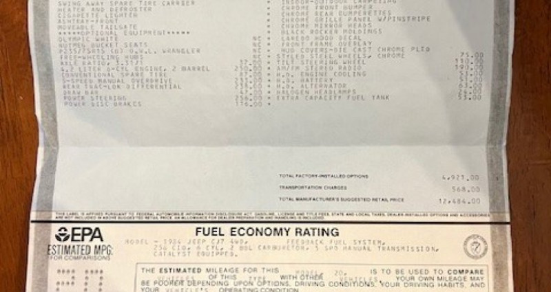 Jeep CJ CJ 1984 - photo n°6 Jeep CJ CJ  occasion à LYON - photo n°6