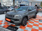 Jeep Compass occasion année 2022 boite Automatique Annonce Jeep Compass occasion Essence 1.3 GSE T4 150 LIMITED BVR JA 18 Caméra à Lescure-d'Albigeois