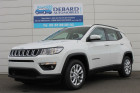 Jeep Compass occasion Blanc année 2020 boite Robotisee Annonce Jeep Compass occasion Essence 1.3 GSE T4 150CH LONGITUDE 4X2 BVR6 à Saint-Saturnin
