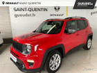 Jeep Renegade occasion Rouge année 2020 boite Automatique Annonce Jeep Renegade occasion Essence 1.3 GSE T4 150ch Brooklyn Edition BVR6 MY20 à Saint-Quentin