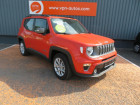 Jeep Renegade occasion Orange année 2021 boite Automatique Annonce Jeep Renegade occasion Essence 1.3 Turbo T4 - 150 - BVR 4x2 Limited PHASE 2 à Labège