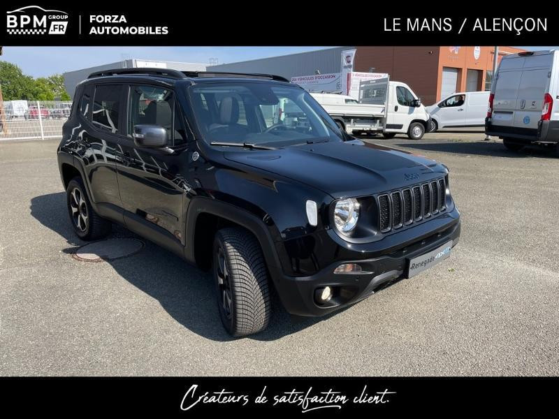 Jeep Renegade 1.3 Turbo T4 240ch 4xe Trailhawk AT6  occasion à LE MANS - photo n°9