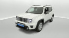 Jeep Renegade occasion Blanc année 2021 boite Manuelle Annonce Jeep Renegade occasion Diesel 1.6 MultiJet 130ch Limited +Full leds à SAINT-GREGOIRE