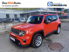 Jeep Renegade occasion Orange année 2020 boite Manuelle Annonce Jeep Renegade occasion Diesel Renegade 1.6 l MultiJet 120 ch BVM6 Limited 5p à Sallanches