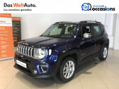 Jeep Renegade occasion Bleu année 2019 boite Manuelle Annonce Jeep Renegade occasion Diesel Renegade 1.6 l MultiJet 120 ch BVM6 Limited 5p à La Motte-Servolex