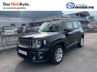 Jeep Renegade occasion Noir année 2019 boite Manuelle Annonce Jeep Renegade occasion Diesel Renegade 1.6 l MultiJet 120 ch BVM6 Limited 5p à Pontcharra