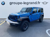 Jeep Wrangler occasion année 2022 boite Automatique Annonce Jeep Wrangler occasion Hybride rechargeable 2.0 T 380ch Rubicon 4xe Rock-Trac BVA8 à Laval