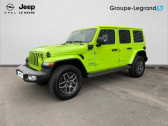 Jeep Wrangler occasion année 2021 boite Automatique Annonce Jeep Wrangler occasion Hybride rechargeable 2.0 T 380ch Sahara 4xe Command-Trac BVA8 à Le Havre