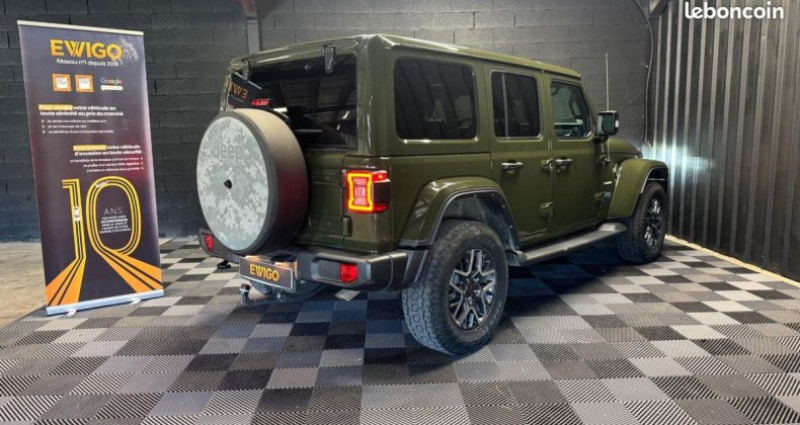 Jeep Wrangler 2.0 T 380H 270 4XE HYBRID PHEV 17.3KWH UNLIMITED OVERLAND AW 2022 - photo n°2 Jeep Wrangler 2.0 T 380H 270 4XE HYBRID PHEV 17.3KWH UNLIMITED OVERLAND AW  occasion à Lavilledieu - photo n°2