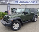Jeep Wrangler occasion Vert année 2008 boite Automatique Annonce Jeep Wrangler occasion Diesel 2.8 CRD UNLIMITED SAHARA BA à Colomiers