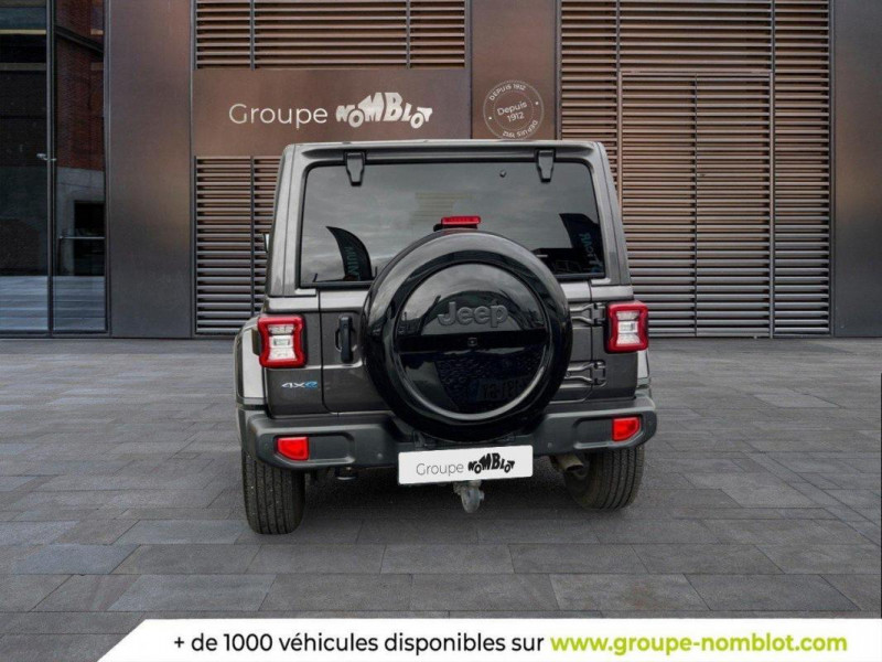 Jeep Wrangler JL Unlimited 4xe 2.0 l T 380 ch PHEV 4x4 BVA8 Overland  occasion à VILLEFRANCHE SUR SAONE - photo n°5