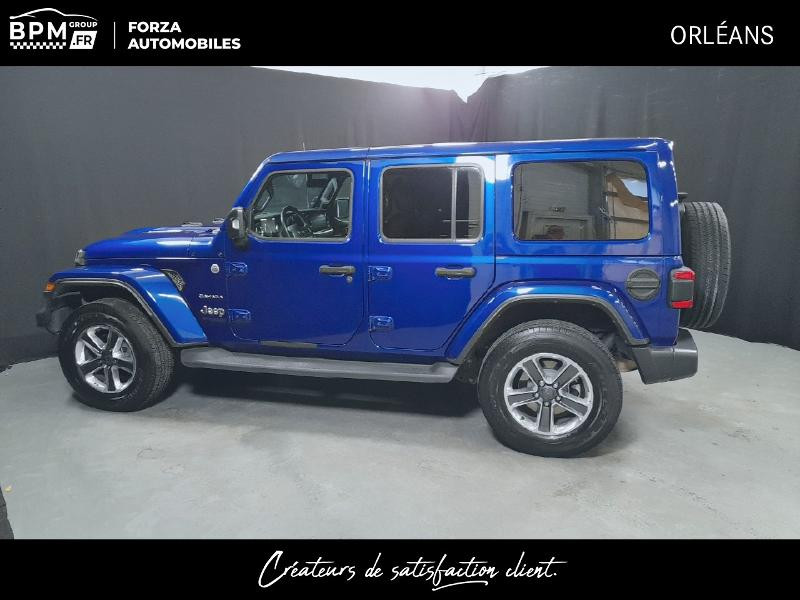 Jeep Wrangler Unlimited 2.0 T 272ch Sahara Command-Trac BVA8  occasion à ORLEANS - photo n°4