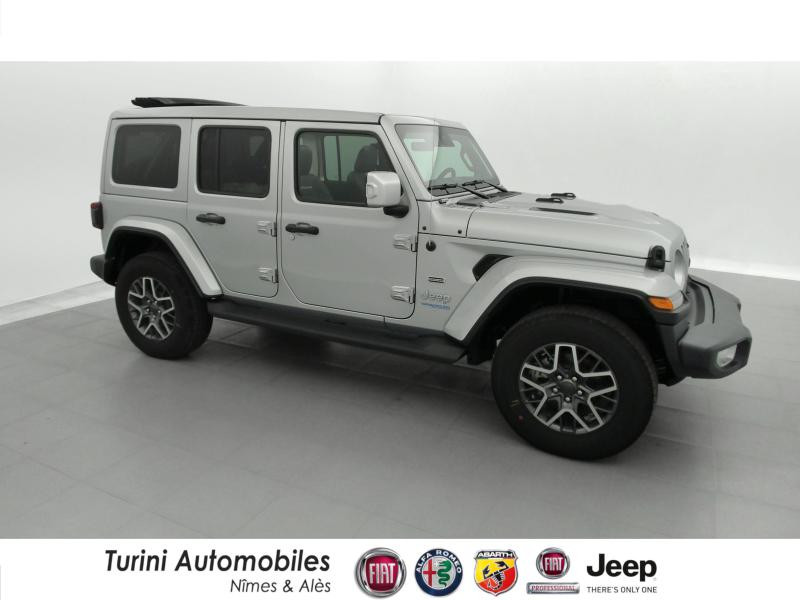 Jeep Wrangler Unlimited 2.0 T 380ch 4xe Overland Command-Trac MY23  occasion à ALES - photo n°2