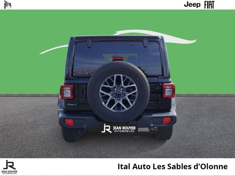 Jeep Wrangler Unlimited 2.0 T 380ch 4xe Sahara Command-Trac MY22  occasion à LES SABLES D'OLONNE - photo n°5