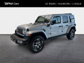 Annonce Jeep Wrangler occasion Essence Unlimited 2.0 T 380ch 4xe Sahara Command Trac  CERISE