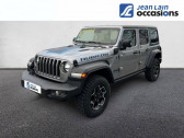 Jeep Wrangler occasion année 2021 boite Automatique Annonce Jeep Wrangler occasion Essence Unlimited 4xe 2.0 l T 380 ch PHEV 4x4 BVA8 Rubicon à La Motte-Servolex