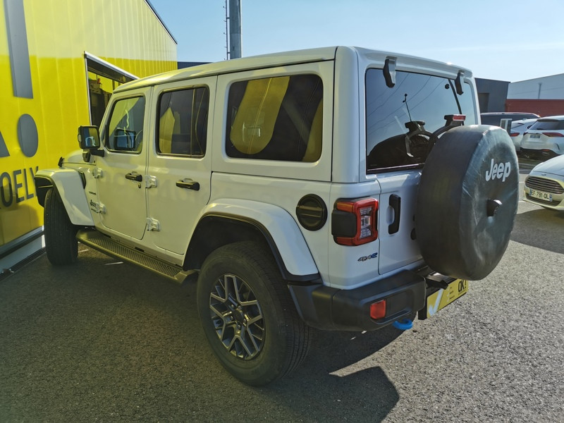 Jeep Wrangler unlimited Plug-In-Hybrid 4XE Sahara AWD 2.0 T BVA8 PHEV Blue  occasion  THIONVILLE - photo n2