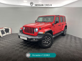 Annonce Jeep Wrangler occasion Hybride Wrangler Unlimited 4xe 2.0 l T 380 ch PHEV 4x4 BVA8 80th Ann � DREUX