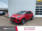 Kia Sportage occasion Rouge année 2017 boite Sequentielle Annonce Kia Sportage occasion Diesel 1.7 CRDi 141 ISG 4x2 DCT7 GT Line Pack Premium à Libourne