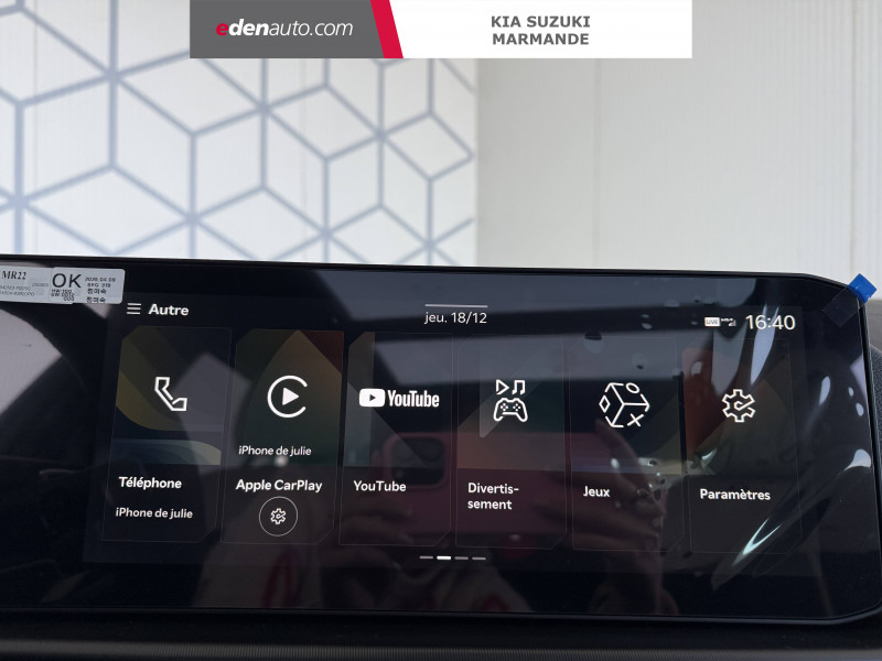 Kia Sportage Sportage Hybride 239 ch BVA6 GT-Line Premium 5p  occasion &agrave; Saint Bazeille - photo n&deg;12