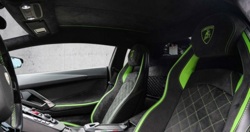 Lamborghini Aventador S coupe Verde Mantis  occasion � Sainte Genevi�ve Des Bois - photo n�7