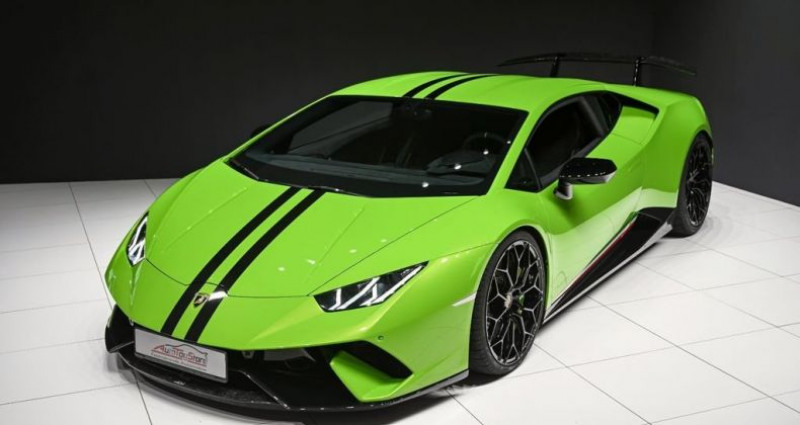 Lamborghini Huracan Huracán Performante Verde Mantis 640 ch 12 999 km  occasion à Vieux Charmont