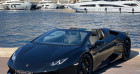 Lamborghini Huracan occasion Noir année 2017 boite Automatique Annonce Lamborghini Huracan occasion Essence LP610-4 SPYDER 610 CV - MONACO à MONACO