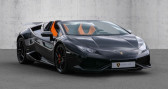 Voiture occasion Lamborghini Huracan LP610-4 spyder Nero noctis