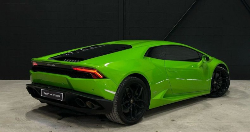 Lamborghini Huracan LP610-4 V10 5.2 - Echappement Titane - VERDE MANTIS - Histor  occasion  SAINT AUNES - photo n4