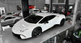 Lamborghini Huracan occasion année 2018 boite Automatique Annonce Lamborghini Huracan occasion Essence PERFORMANTE V10 5.2 - Bianco Monocerus à SAINT LAURENT DU VAR
