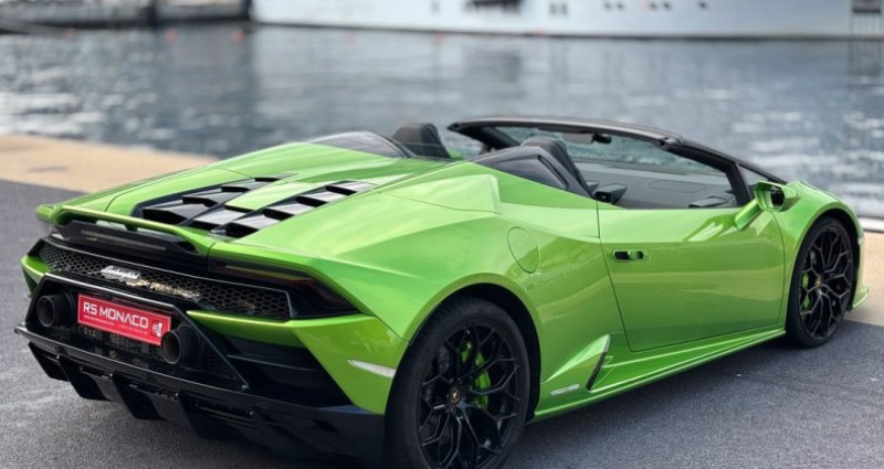 Lamborghini Huracan spyder 5.2 v10 lp 640 4wd evo ldf7 2021 - photo n°2 Lamborghini Huracan spyder 5.2 v10 lp 640 4wd evo ldf7  occasion à Monaco - photo n°2