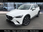 Mazda CX-3 occasion Blanc année 2019 boite Manuelle Annonce Mazda CX-3 occasion Essence 2.0 SKYACTIV-G 121ch Sélection Euro6d-T à Mérignac