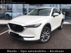 Mazda CX-5 occasion Blanc année 2019 boite Automatique Annonce Mazda CX-5 occasion Diesel 2.2 SKYACTIV-D 150 Sélection 4x2 BVA Euro6d-T à Mérignac
