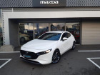 Mazda Mazda 3 occasion Blanc année 2019 boite Automatique Annonce Mazda Mazda 3 occasion Hybride 2.0 Skyactiv-G M-Hybrid 122ch Style BVA Evap 6cv à Cesson-Sévigné