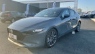 Mazda Mazda 3 occasion Gris année 2019 boite Automatique Annonce Mazda Mazda 3 occasion Hybride 2.0 SKYACTIV-G M-HYBRID 122CH STYLE BVA EVAP 6CV à Mées