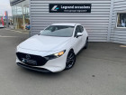 Mazda Mazda 3 occasion Blanc année 2019 boite Manuelle Annonce Mazda Mazda 3 occasion Hybride 2.0 Skyactiv-G M-Hybrid 122ch Style à Saint-Brieuc
