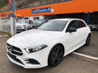 Mercedes Classe A 180 occasion Blanc année 2020 boite Automatique Annonce Mercedes Classe A 180 occasion Diesel 180D 7G-DCT AMG LINE Full LED GPS Caméra Pack Black à Cahors