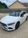 Mercedes Classe A occasion Blanc année 2021 boite Automatique Annonce Mercedes Classe A occasion Diesel Mercedes-Benz A 200 Classe d 8G-DCT AMG Line à Reims