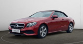 Mercedes Classe E 200 occasion année 2018 Annonce Mercedes Classe E 200 occasion Essence 200 Cabrio Avantgarde Navi à LEIMBACH