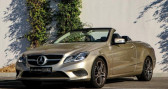 Annonce Mercedes Classe E 250 occasion Essence Cabriolet 250 211ch Executive 7G-TRONIC PLUS à MONACO