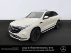 Mercedes EQC occasion Blanc année 2019 boite Automatique Annonce Mercedes EQC occasion Electrique 400 408ch AMG Line 4Matic à BREST