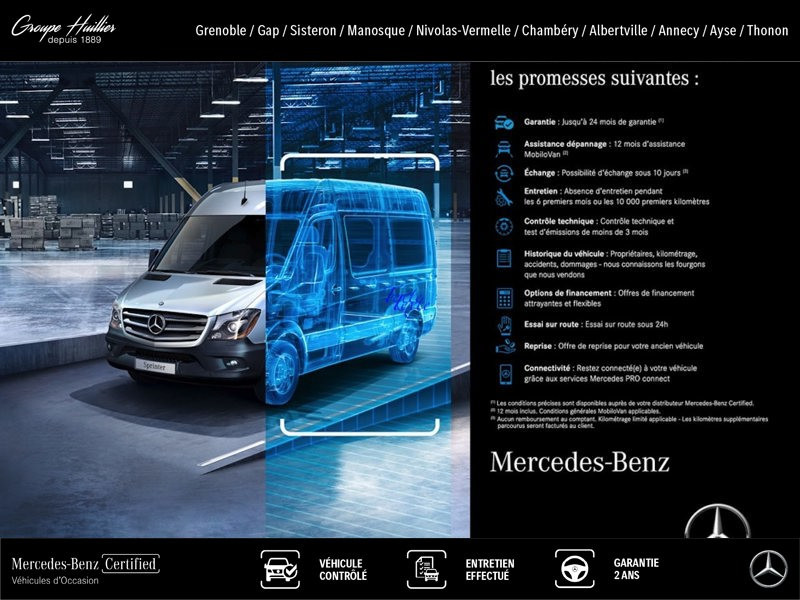 Mercedes Vito 116 CDI 4x4 Mixto Long- BVA - 42 200HT 2020 - photo n°19 Mercedes Vito 116 CDI 4x4 Mixto Long- BVA - 42 200HT  occasion à SAINT-EGREVE - photo n°19