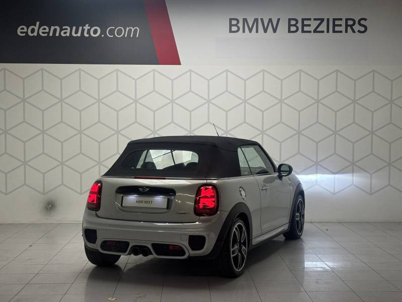 Mini Mini Cabriolet 231 ch John Cooper Works BVA6 Finition JCW Exclusi  occasion  Bziers - photo n5