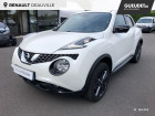 Nissan Juke occasion Blanc année 2017 boite Manuelle Annonce Nissan Juke occasion Essence 1.2 DIG-T 115ch Dark Sound à Deauville