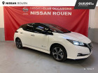 Nissan Leaf occasion Blanc année 2021 boite Automatique Annonce Nissan Leaf occasion Electrique 217ch 62kWh Tekna 19.5 6cv à Rouen