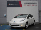 Nissan Leaf occasion Blanc année 2016 boite Automatique Annonce Nissan Leaf occasion Electrique Electrique 30kWh Acenta à Périgueux