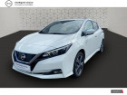 Nissan Leaf occasion Blanc année 2021 boite Robotisee Annonce Nissan Leaf occasion Electrique Leaf Electrique 62kWh Acenta 5p à Chauray