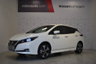 Nissan Leaf occasion Blanc année 2021 boite Robotisee Annonce Nissan Leaf occasion Electrique Leaf Electrique 62kWh Acenta 5p à Limoges