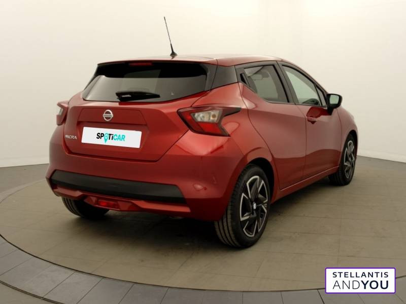 Nissan Micra IG-T 92 Tekna  occasion  MONTIGNY LE BRETONNEUX - photo n5